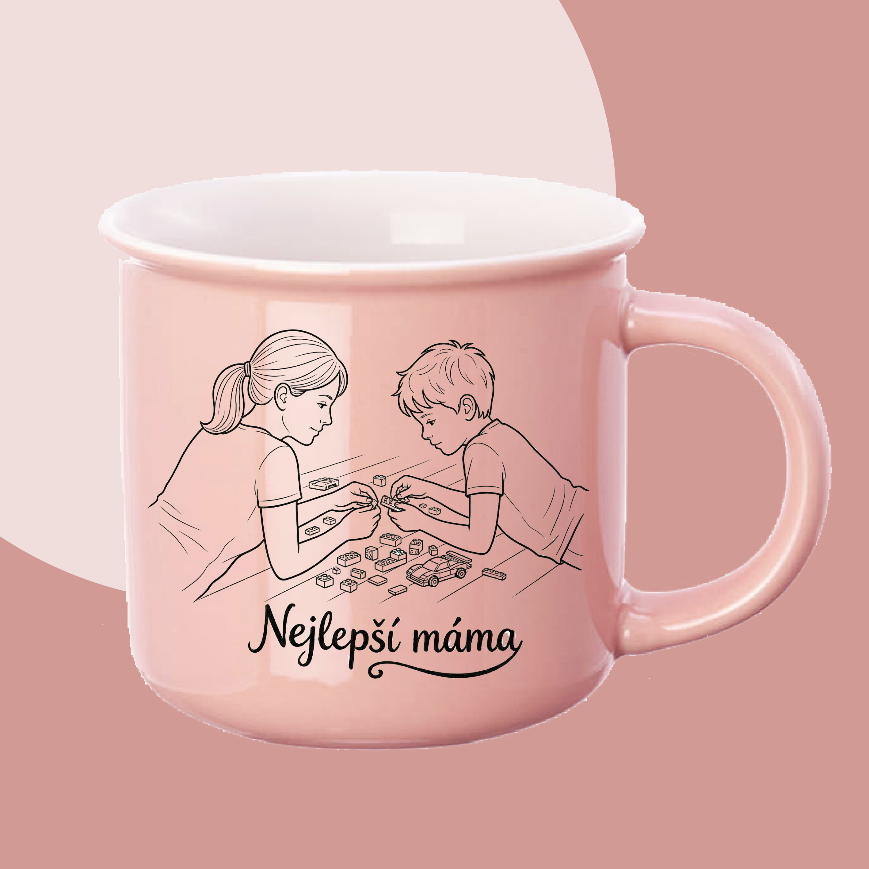 HRNEK - Pro nejlepší mámu růžový