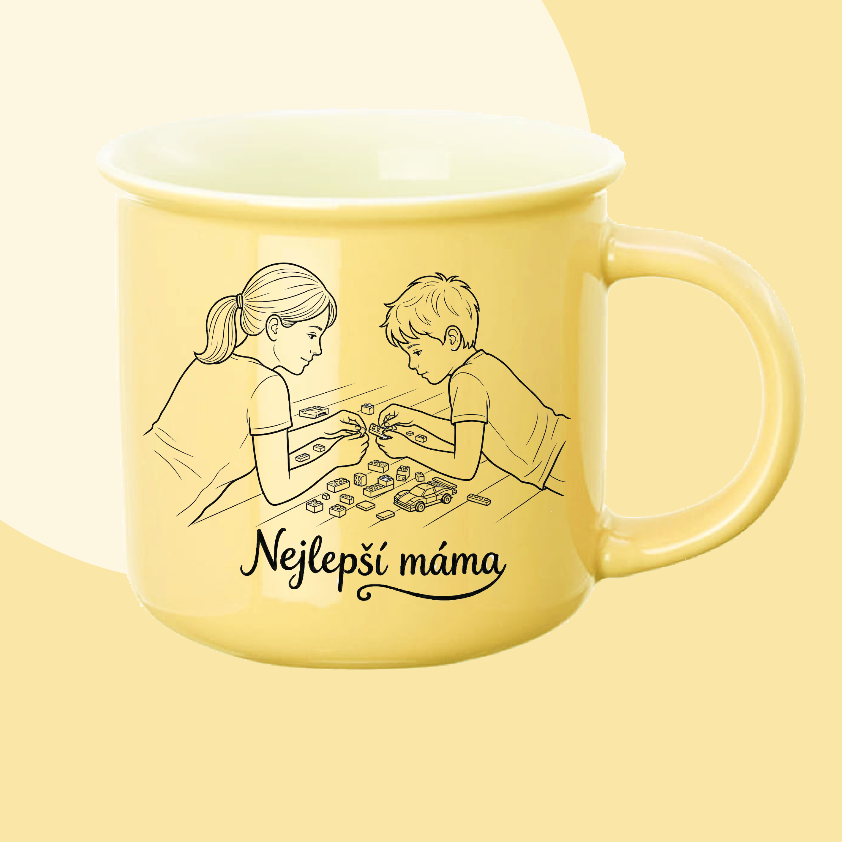 HRNEK - Pro nejlepší mámu žlutý