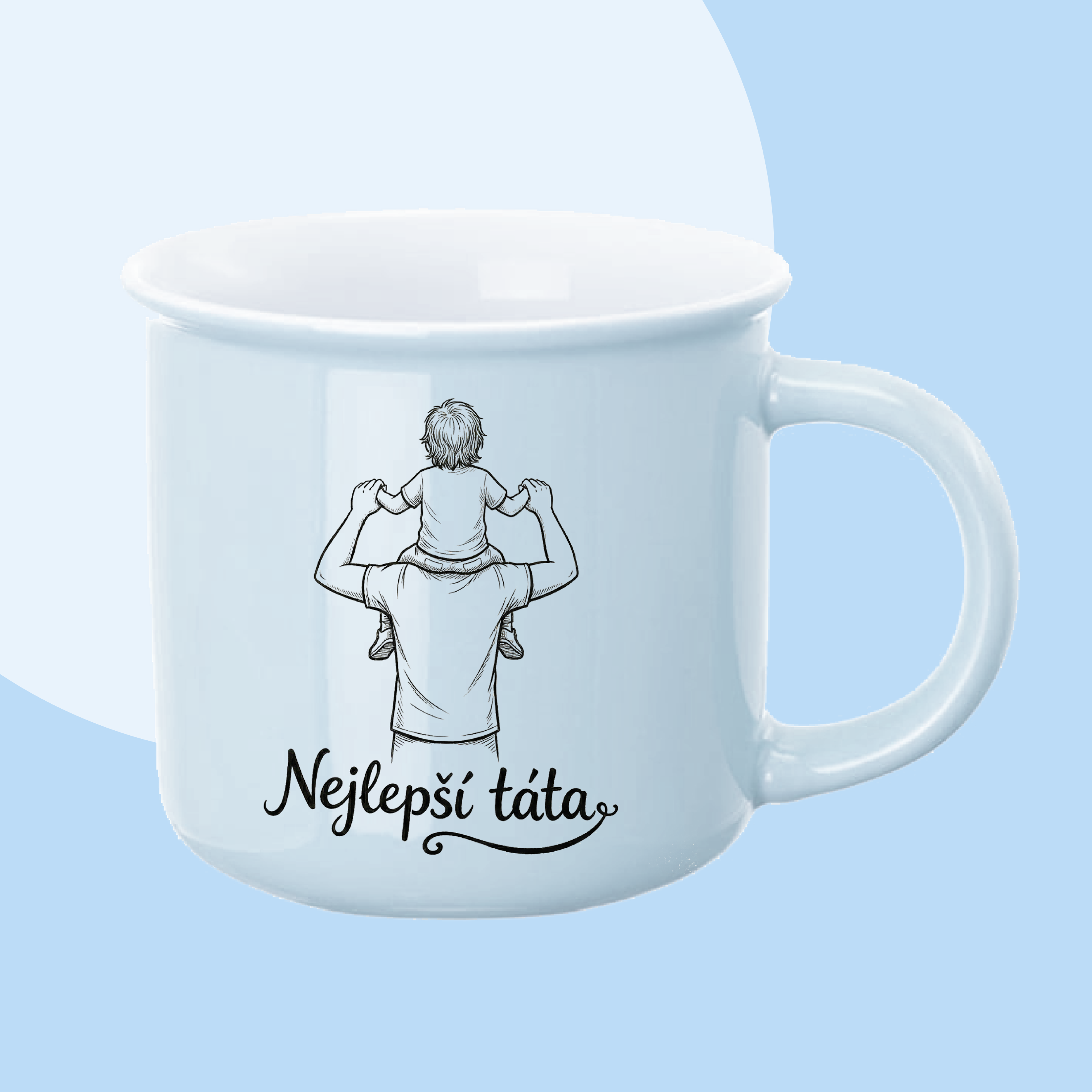HRNEK - Nejlepší táta modrý