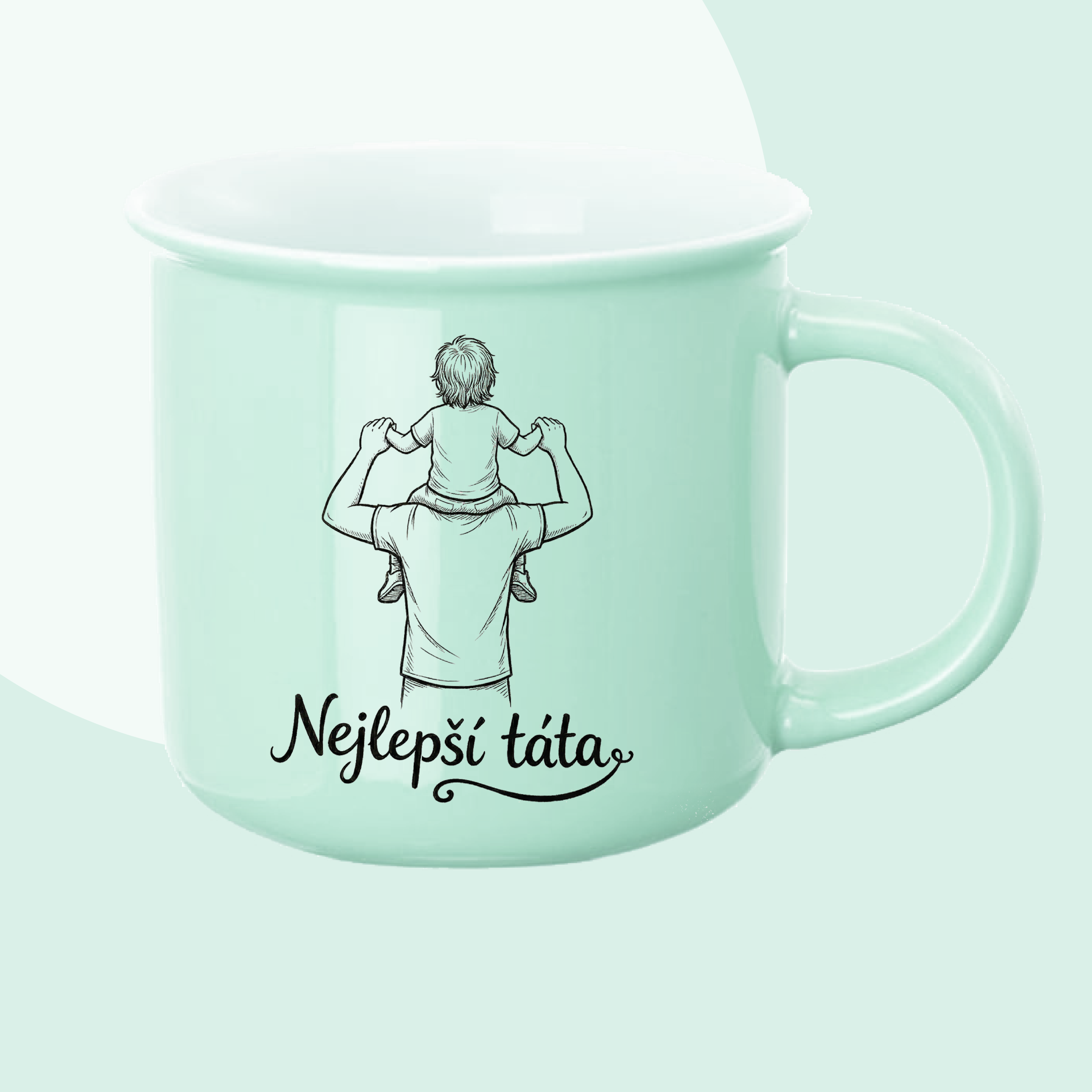 HRNEK - nejlepší táta zelený