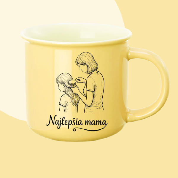 Hrnček - žltý mama